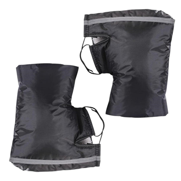 Handmoffen - Zwart - Extra Gewatteerde Fietswanten - Geschikt voor Fietsen, Motoren en Scooters - Handverwarmers - Fietsmoffen - Scooter Handschoenen