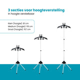 Kledingstomer Standaard met Handschoen – Verstelbare Stoomstandaard voor Kleding – 360° Draaibare Kledinghouder – Staande Kledinghanger voor Stomen & Ontkreuken