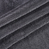 Droogdoek Badkamer - 2 Stuks - 50x35 cm - Grijs - Microvezeldoek - Autowas Doek