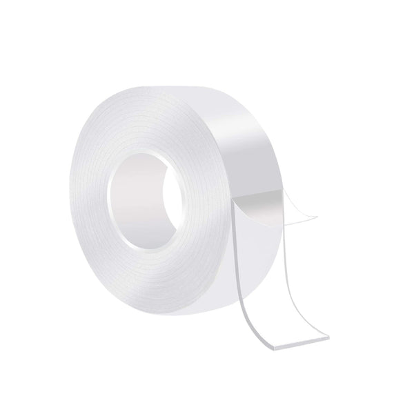 Dubbelzijdig Tape Extra Sterk - 600 cm x 25 mm x 2 mm - Transparant - Zelfklevende Tape - Rol Huishoudtape
