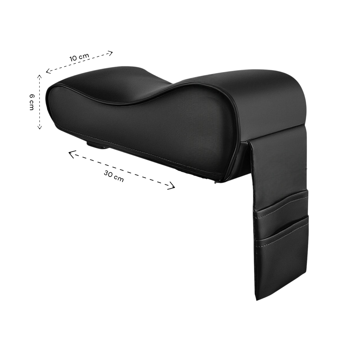 Armsteunkussen voor in de Auto – Zwart - Universeel - Middenarmsteun kussen