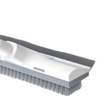 Schrobber 2 in 1 - Trekker douche - Schrobbezem - Luiwagen - Trekker - Schuurborstel - Badkamer borstel vloertrekker met steel schrobborstel - Bezem - vloerwisser badkamer - Schrobborstel Met telescopische steel