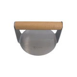 Hamburgerpers - Handmatige hamburger perser - Handheld Hamburger press - RVS - Smash burger - 14 x 14 cm (kopie)