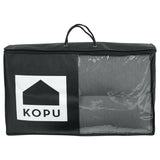 Kopu® Prisma Mouse Grey Loungekussenset Combinatie Zit en Rug 60 cm