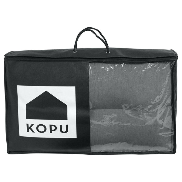 Kopu® Prisma Mouse Grey Loungekussenset Combinatie Zit en Rug 60 cm
