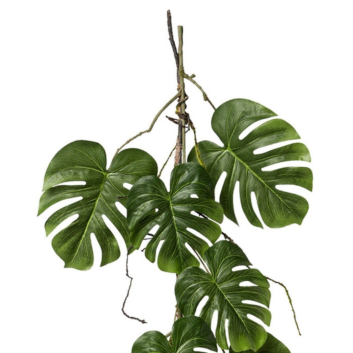 Kopu Hangplant Split Philodendron 119 cm - Macramé Plantenhanger Xl