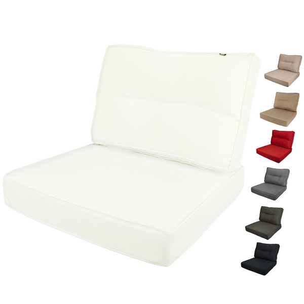 Kopu® Prisma Ivory Loungekussen Zit gedeelte 60x60 cm - Wit