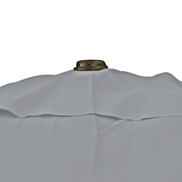 Kopu® Bilbao Parasolset Rechthoekig 150x250 cm met Hoes en Voet - Lichtgrijs
