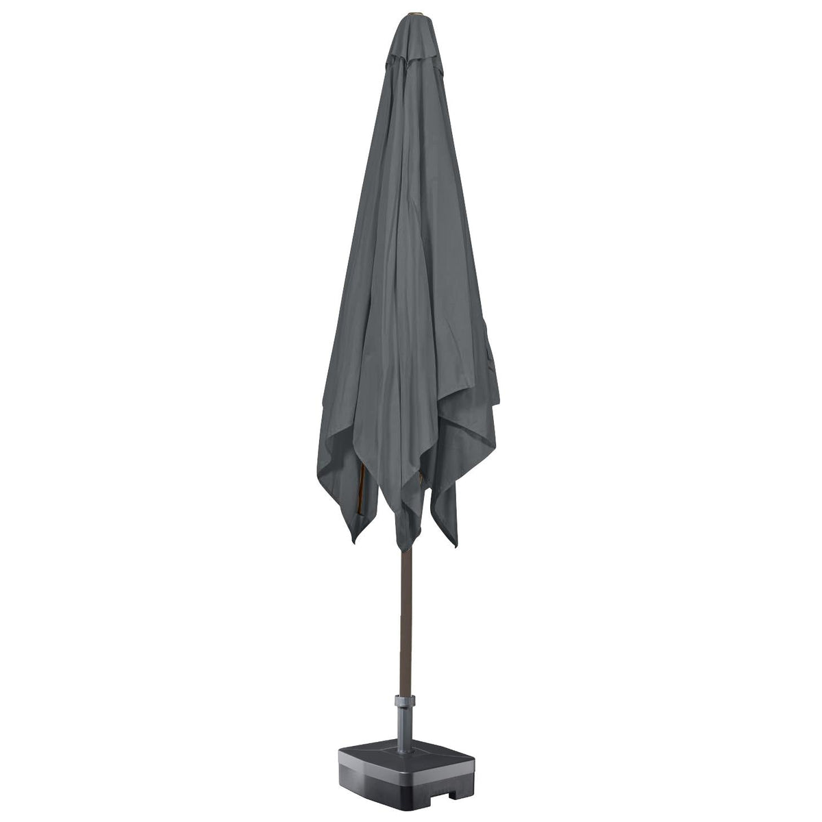 Kopu® Altea Parasolset Vierkant 230x230 cm met Hoes en Voet - Grijs
