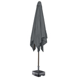 Kopu® Altea Parasolset Vierkant 230x230 cm met Hoes en Voet - Grijs