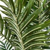 Kopu® Kunstplant Arecapalm 110 cm 6 stammen - zwarte pot - Nepplant