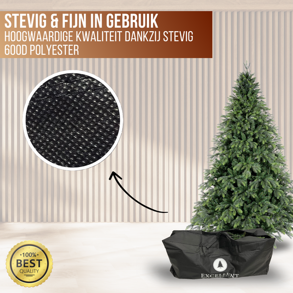 Excellent Trees® Extra sterke Kerstboom Opbergtas - Groot - tas kerstboom - Kerstboomtas XXL