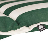 Kopu® Mila Forest Green - Comfortabel Tuinkussen met Lage Rug  - Groen