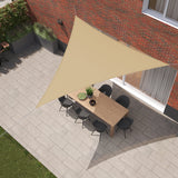 Kopu® Schaduwdoek Driehoek 3,6x3,6x3,6 mtr Waterdicht 230 grams Zand