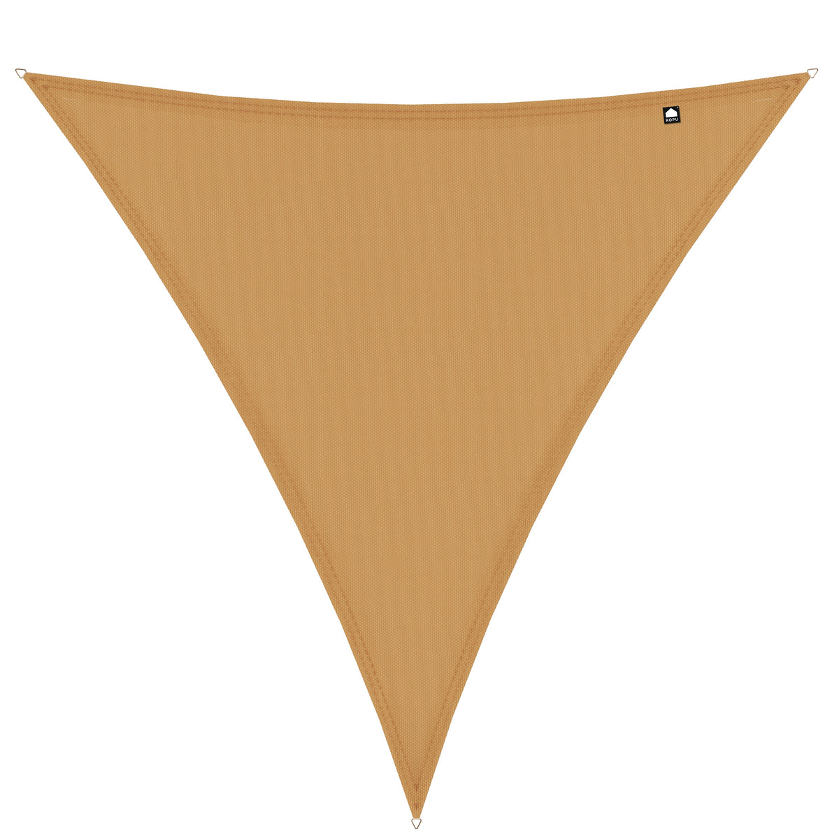 Kopu® Schaduwdoek Driehoek 360x360x360 cm - Waterdicht - 230 grams - Zand