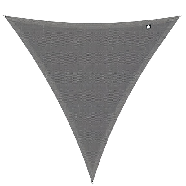 Kopu® Schaduwdoek Driehoek 360x360x360 cm - Waterdicht - 230 grams - Grijs