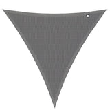Kopu® Schaduwdoek Driehoek 360x360x360 cm - Waterdicht - 230 grams - Grijs