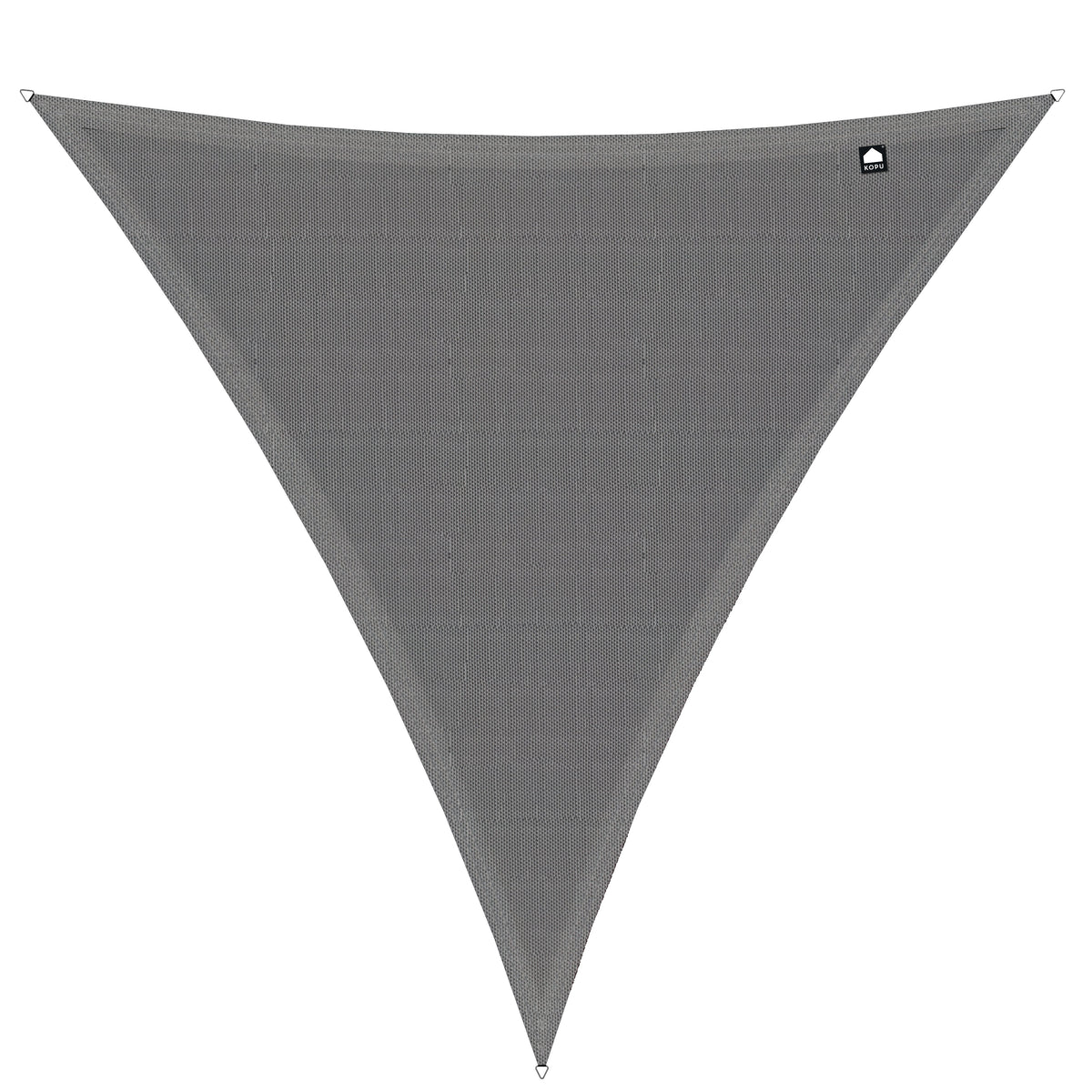 Kopu® Schaduwdoek Driehoek 4x4x4 mtr Waterdicht 230 grams - Grijs