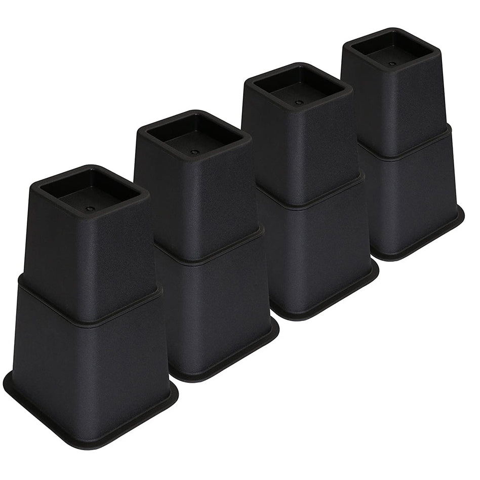 Meubelverhoger Set - Verstelbare Poten - 8 stuks - Zwart