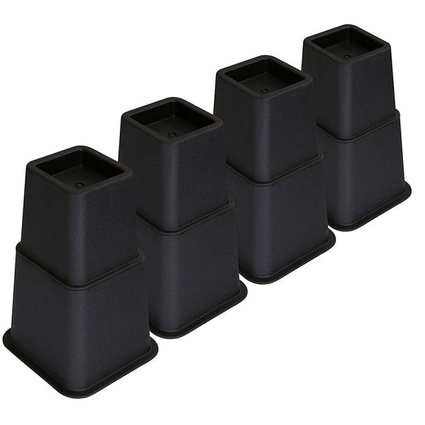 Meubelverhoger Set - Verstelbare Poten - 8 stuks - Zwart