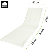 Kopu® Prisma Ivory - Extra Comfortabel Ligbedkussen 195x60 cm