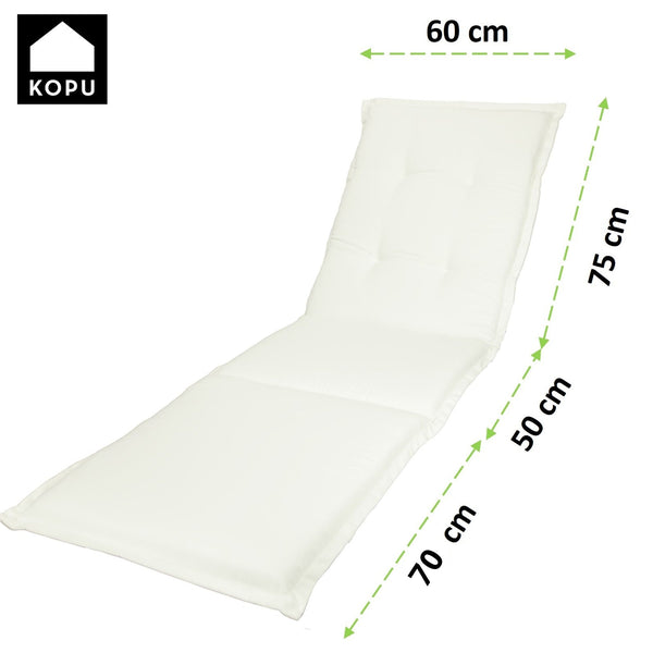 Kopu® Prisma Ivory - Extra Comfortabel Ligbedkussen 195x60 cm
