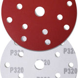 Rodopi® 100x Korrel Schuurpapier 150mm - 15 gats Excentrisch Schuurmachine