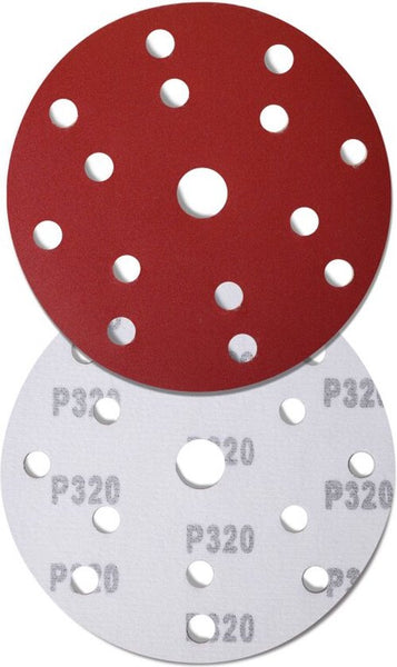 Rodopi® 100x Korrel Schuurpapier 150mm - 15 gats Excentrisch Schuurmachine