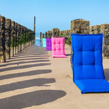 Kopu® Prisma Duke Blue Hoogwaardig Tuinkussen Hoge Rug - Blauw