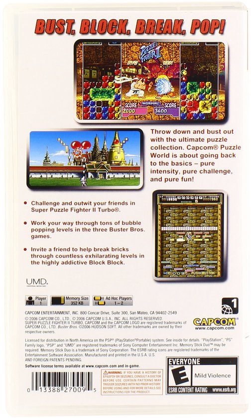 Capcom Puzzle World -PSP