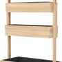 Verhoogde Plantenbak Hout - 4-laags Plantenrek met Drainage - 88,5 x 45 x 140 cm