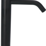 Luzzo® Serru - Messing Wastafelkraan Hoog Diamondgrip - Mat Zwart