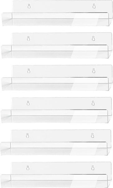LP houder - 6 stuks - Transparant - Houder voor LP's - LP organizer voor aan de Muur
