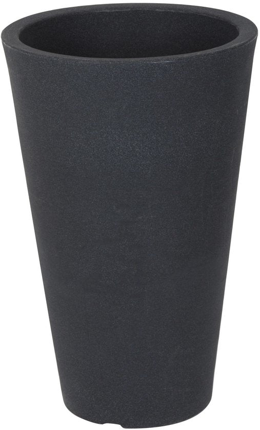 4gardenz Stone Pilaar Plantenbak Rond - 35x55 cm - Steengrijs