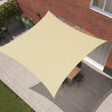 Kopu® Schaduwdoek 4x4m Vierkant Waterdicht 230 gram Zonnedoek - Creme