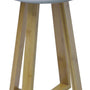 Stevige bamboe Keukenkruk Badkamerkruk 30x30x43 cm - Bruin
