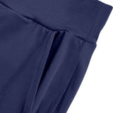 SparkNine Horizon flare broek - dames legging met zakken - petite pijplengte - XXL - donkerblauw - hoge taille - stijlvol & elastisch - sportlegging