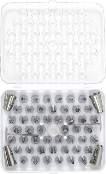 Kleine Spuitmondjes Set 55-delig – Voor Spuitzak – Taart & Cupcake Decoratie