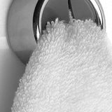 Handdoekhaakje - 2 stuks - 4,3 cm x 4,3 cm - Zilver - Geschikt voor keuken, toilet en badkamer