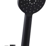 Luzzo® Flower Black Doucheset Thermostaatkraan met Glijstang - Zwart