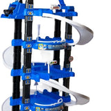 DMG Supply Politiegarage Speelset - 3-Laagse Speelgoedgarage met Lift en Helikopterplatform - Met 2 Auto’s en 1 Helikopter - Vanaf 3 Jaar