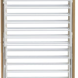 Droogrek Verrijdbaar 27 meter drooglengte Houtlook - 176x60x104 cm