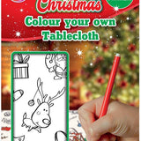 Xmas Kleur je eigen Tafelkleed met Stiften