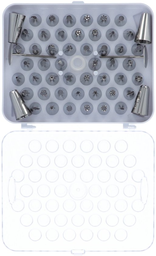Kleine Spuitmondjes Set 55-delig – Voor Spuitzak – Taart & Cupcake Decoratie