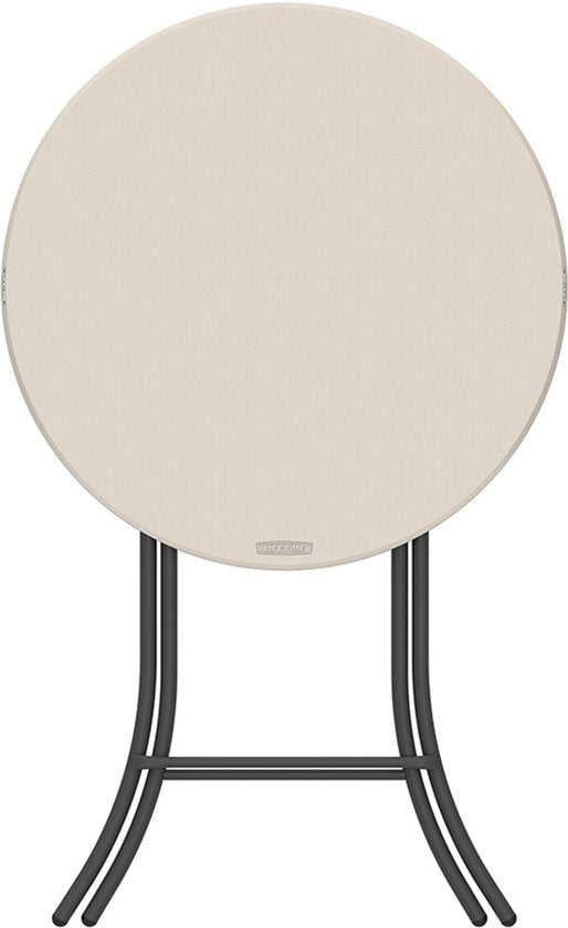 Lifetime® Statafel 110 cm hoog - Stevig Kunststof Ø 84 cm - Wit