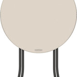 Lifetime® Statafel 110 cm hoog - Stevig Kunststof Ø 84 cm - Wit