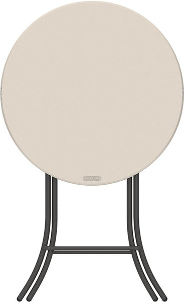 Lifetime® Statafel 110 cm hoog - Stevig Kunststof Ø 84 cm - Wit