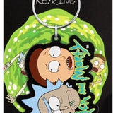 Rick and Morty Sleutelhanger - Rubber - 1 verpakking