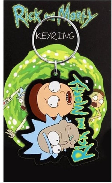 Rick and Morty Sleutelhanger - Rubber - 1 verpakking