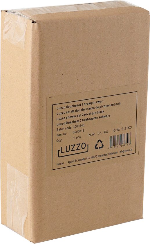 Luzzo® Flat Doucheset - douchekop met slang